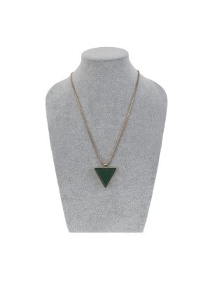 JD159-GY Medium Necklace Bust - Grey Velvet