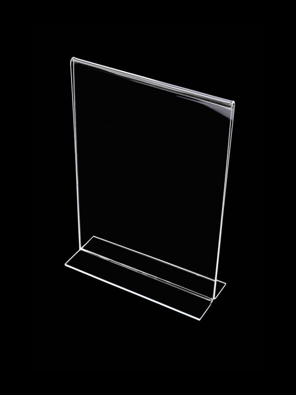 TT040 Perspex T Stand A5 Portrait Delicious Display