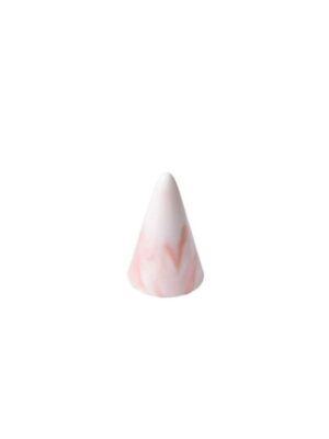 Alternative view of JD200-P Single Ceramic Marble Ring Cone - Pink