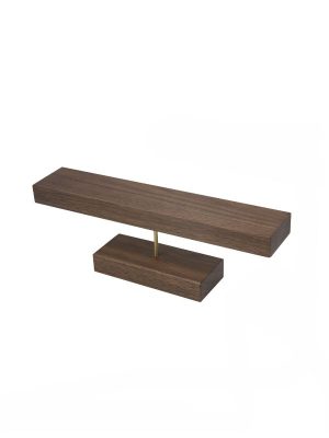 JD188 Square Bracelet Display Bar - Dark Wood